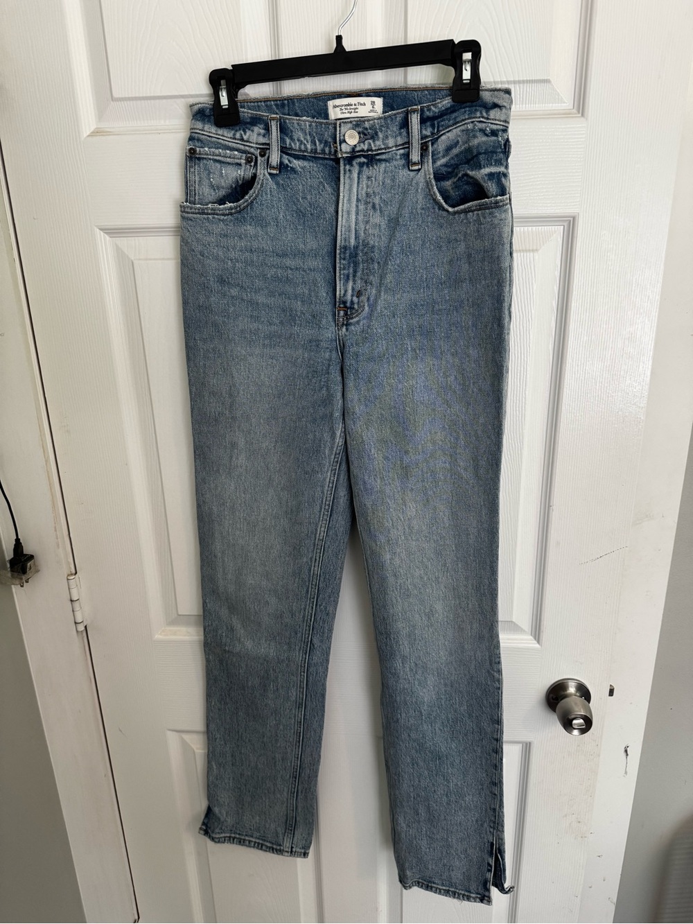 Abercrombie & Fitch Light Blue Boot-Cut Jeans LONG